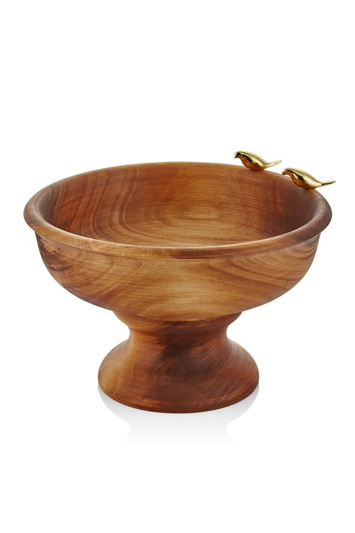 Seta Ahşap Ayakı Kızıl Altın Serçe Meyvelik 28*28*18 Cm