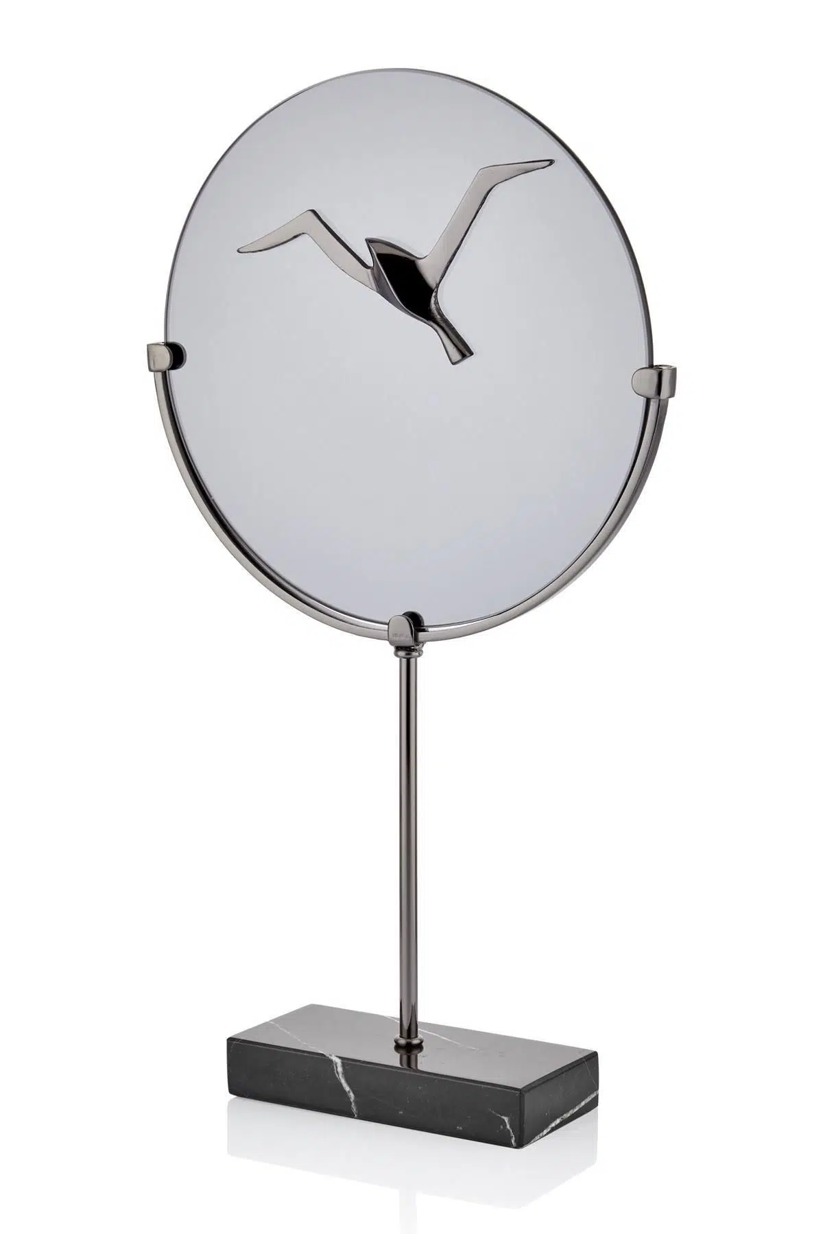 Evza Dekoratif Mermer Disk Antrasit Füme 8*28*50 Cm