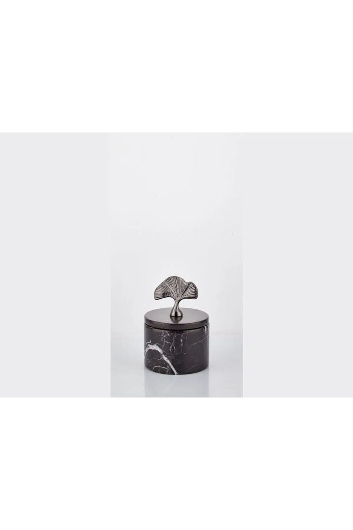 Evza Mermer Kaideli Dekor Kutu Gingko 9*9*13 Cm