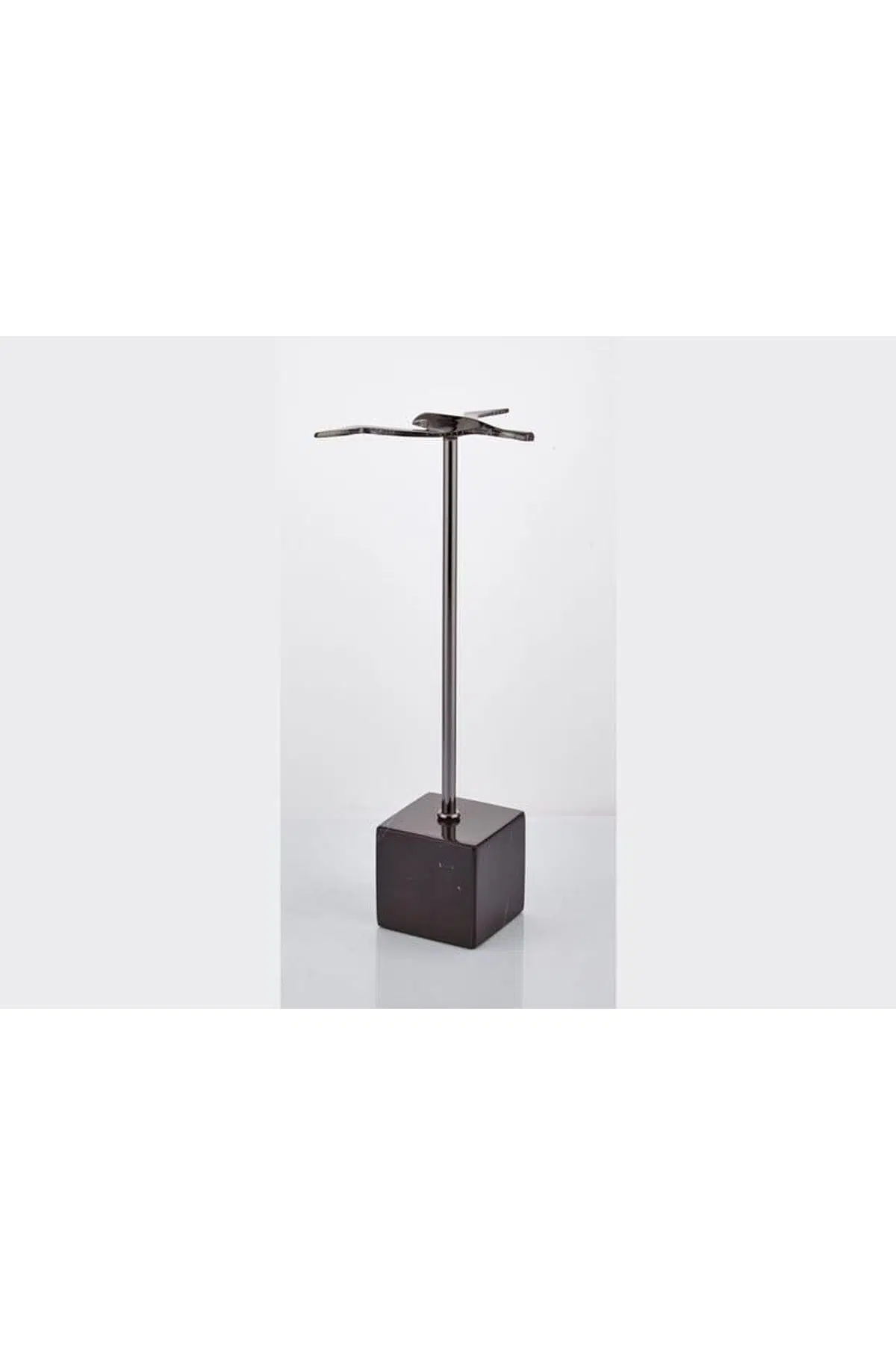 Evza Küp Siyah Kaideli Uçan Kuş Antrasit 18*10*33 Cm