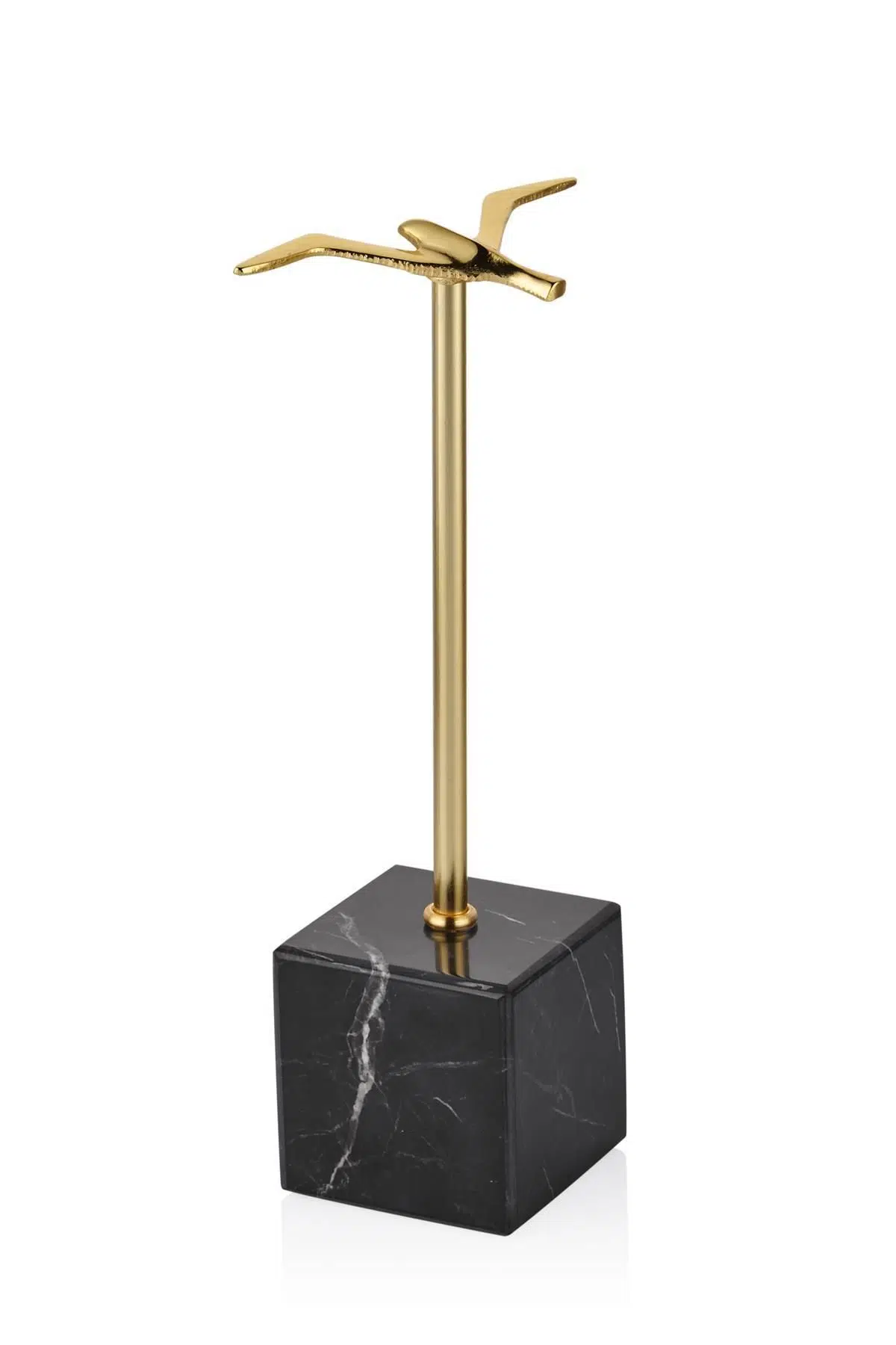 Evza Küp Siyah Kaideli Uçan Kuş 12*7*27 Cm