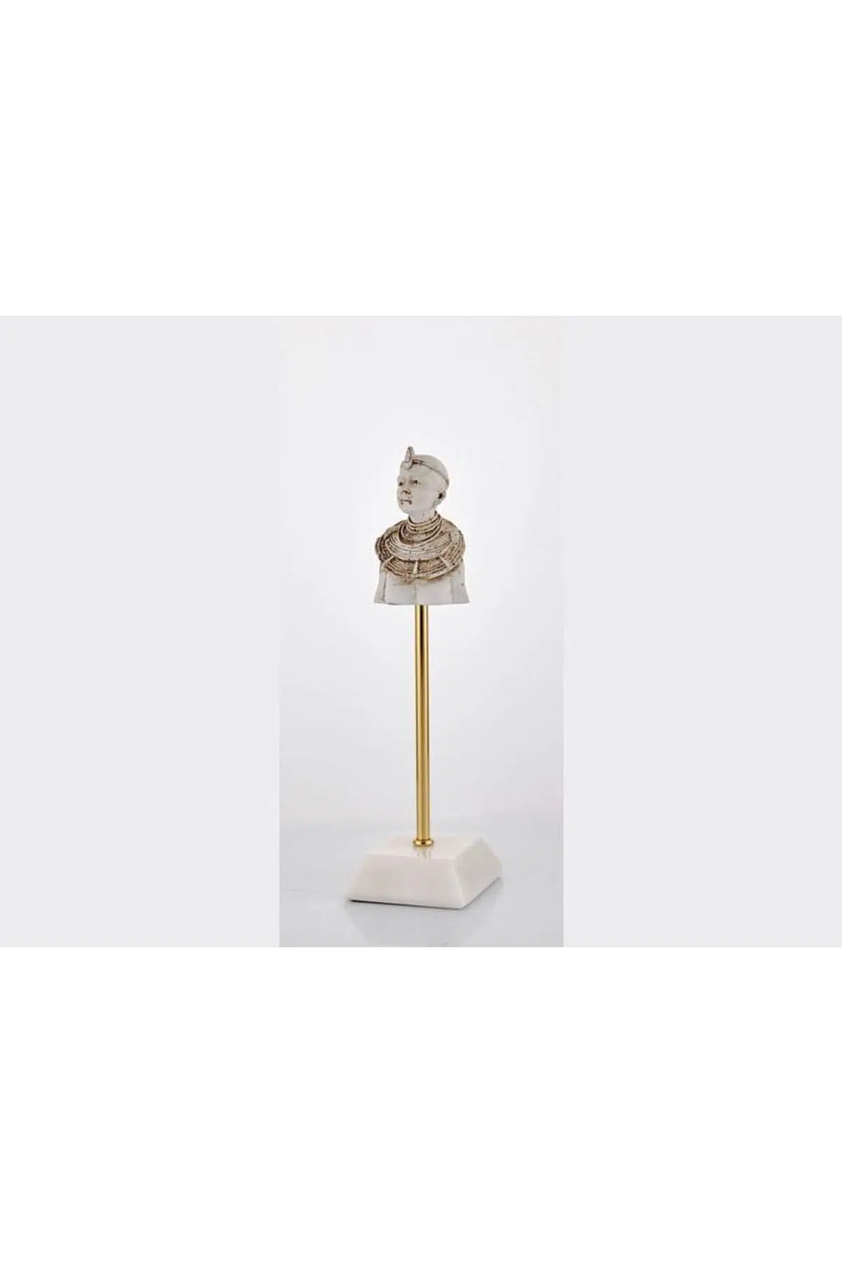 Evza Küp Kaideli Biblo Kabile Üyesi Beyaz 8,5*8,5*30,5 Cm