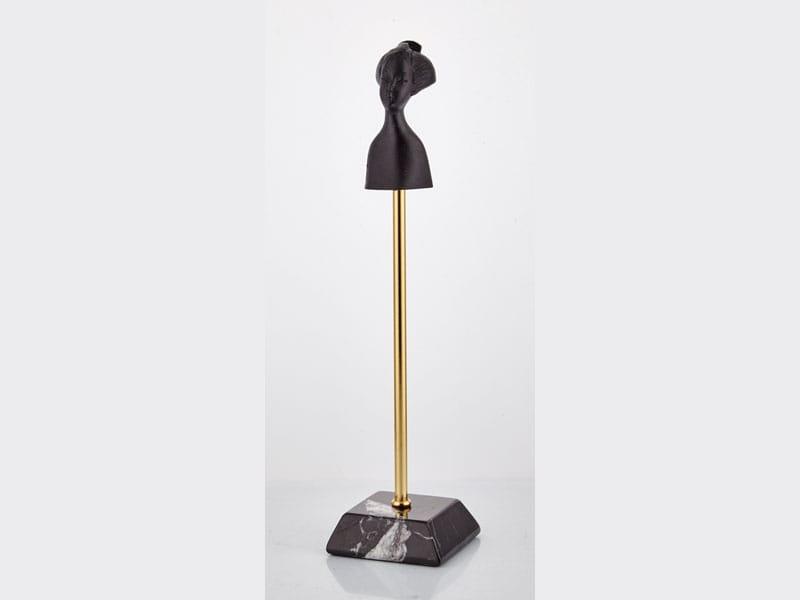 Evza Küp Kaideli Biblo Çinli Kadınsiyah 8.5*8.5*30.5 Cm