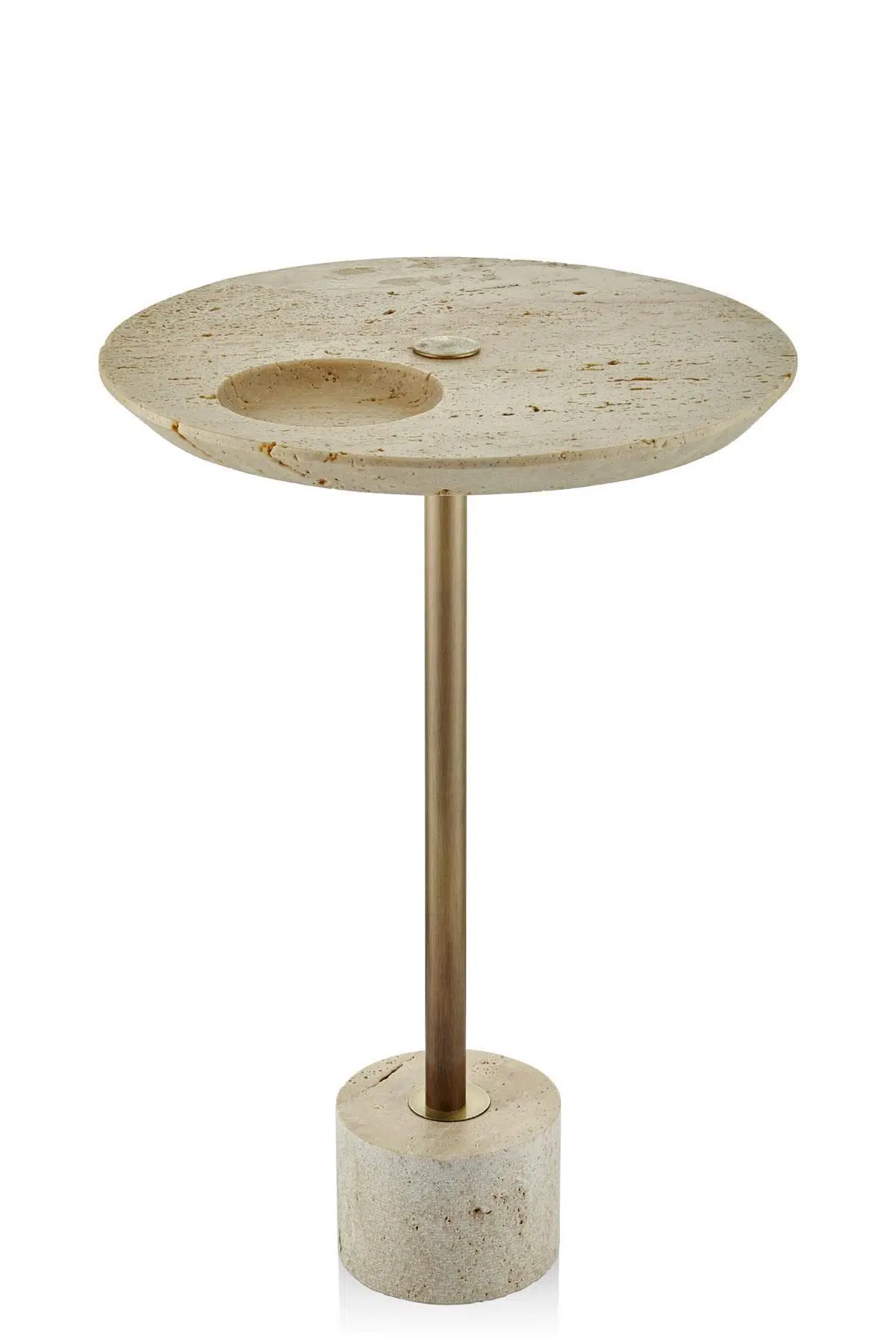 Evza Traverten Sehpa 60Cm