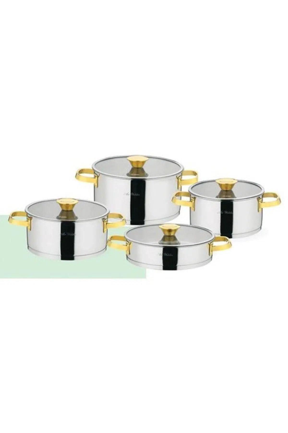 Aryıldız 8 parça Gold Lilyum S Prestige Tencere Set