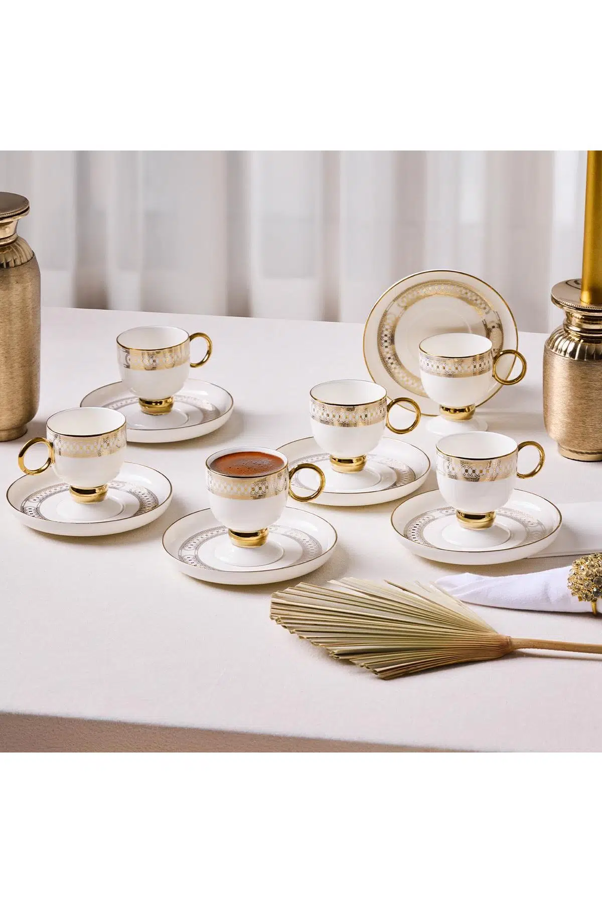 Aryıldız Aurelia Gold Fincan Takımı 12 Parça