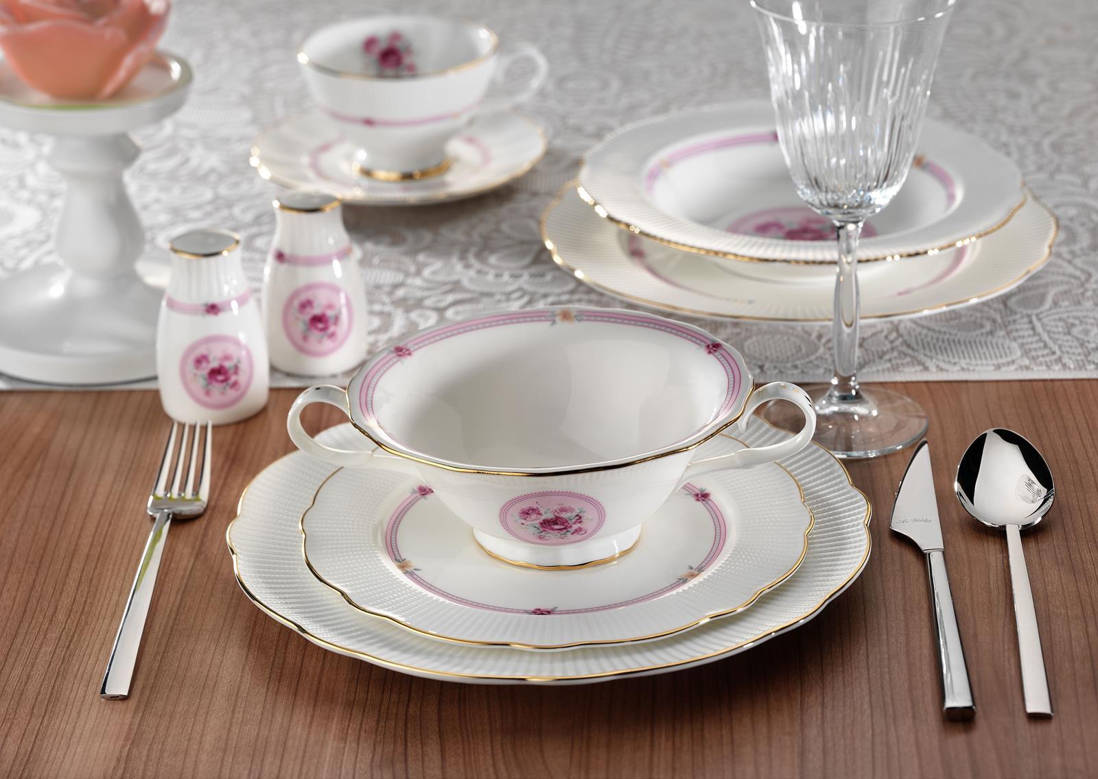 Aryıldız Yemek Tk Bone Raund Porselen 84 Prç 30027