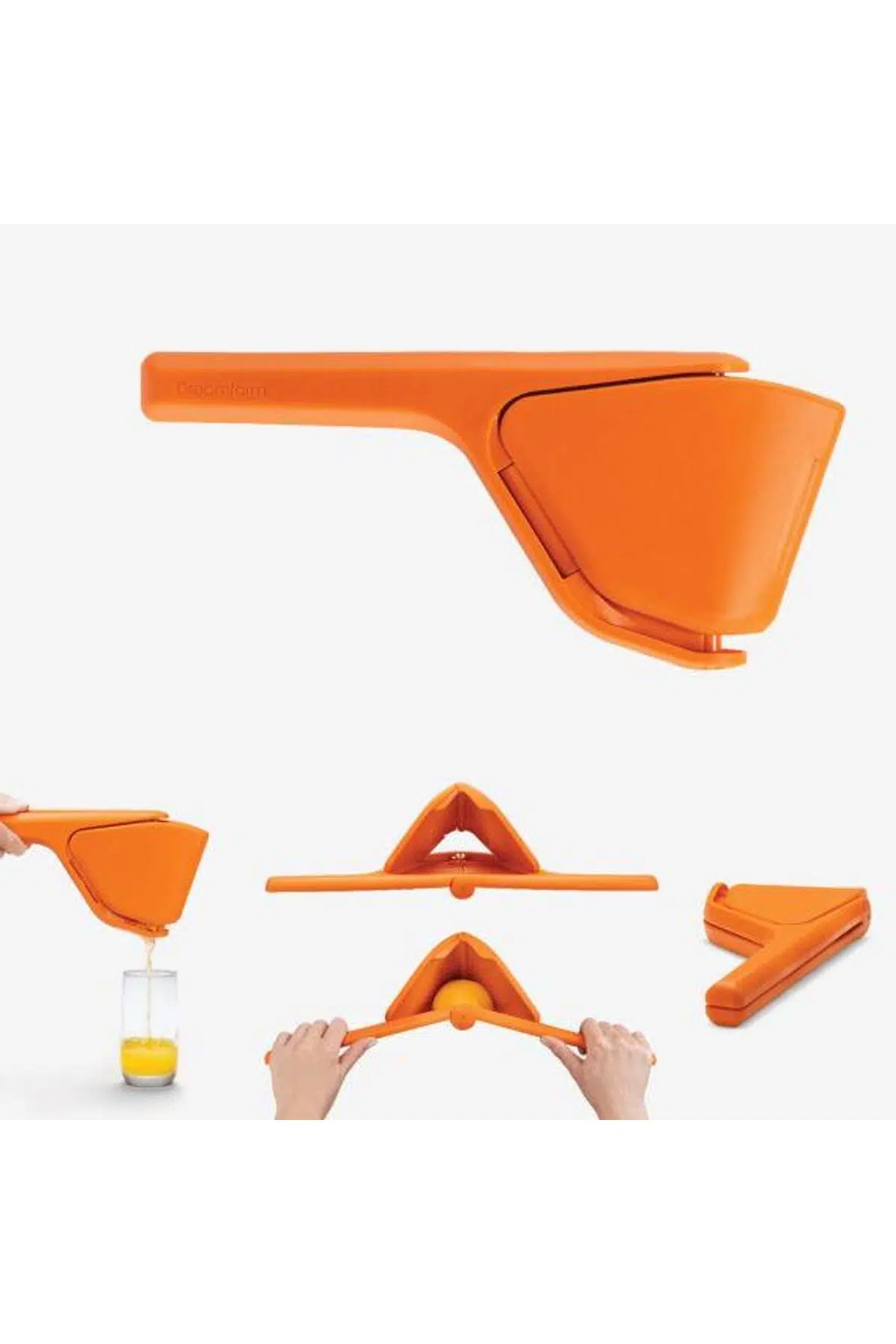 Dreamfarm Fluicer Turuncu Katlanabilir Pratik Narenciye Sıkacağı 28cm
