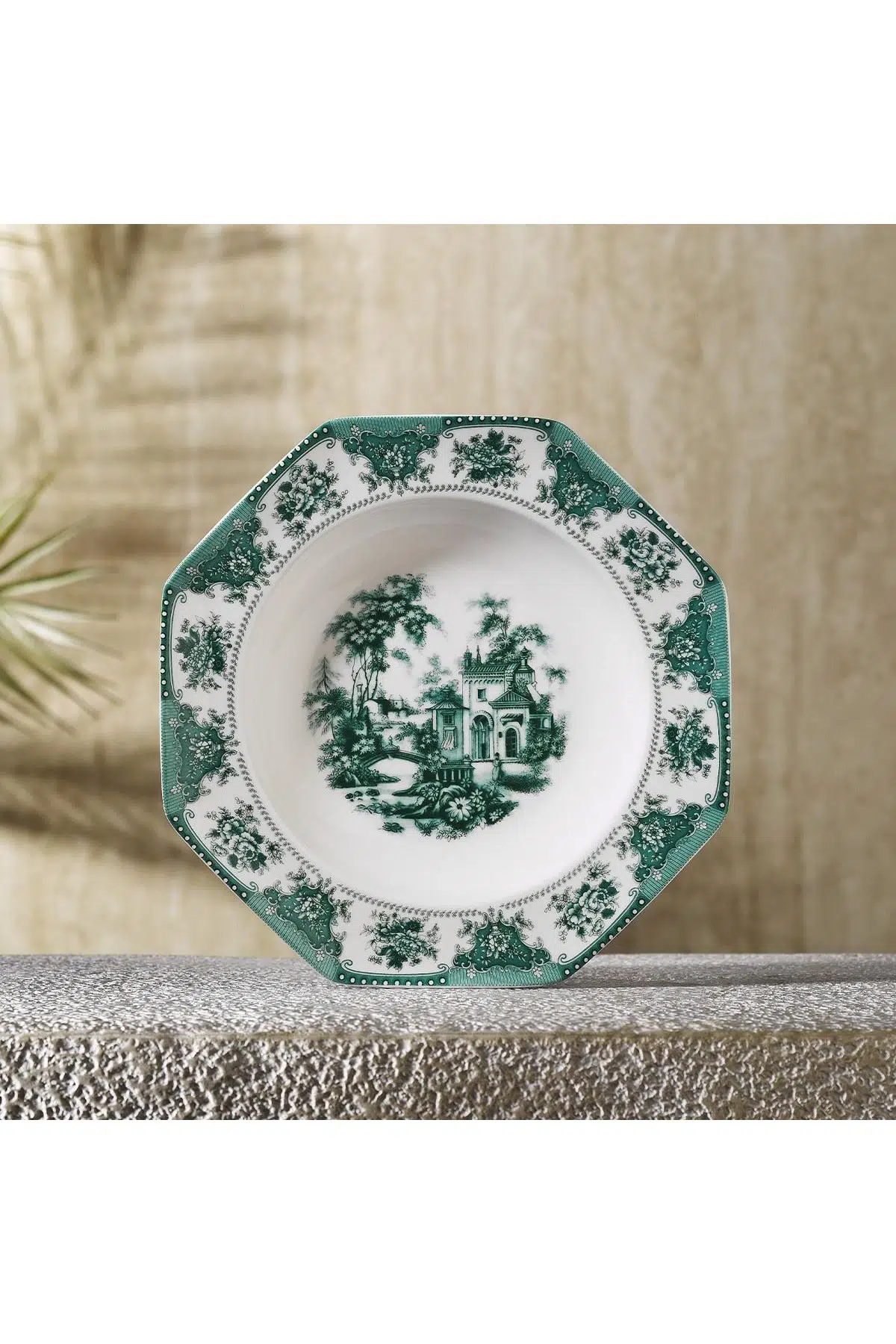 Evaliza Voıla Yemek Tabak Yeşil 22 Cm