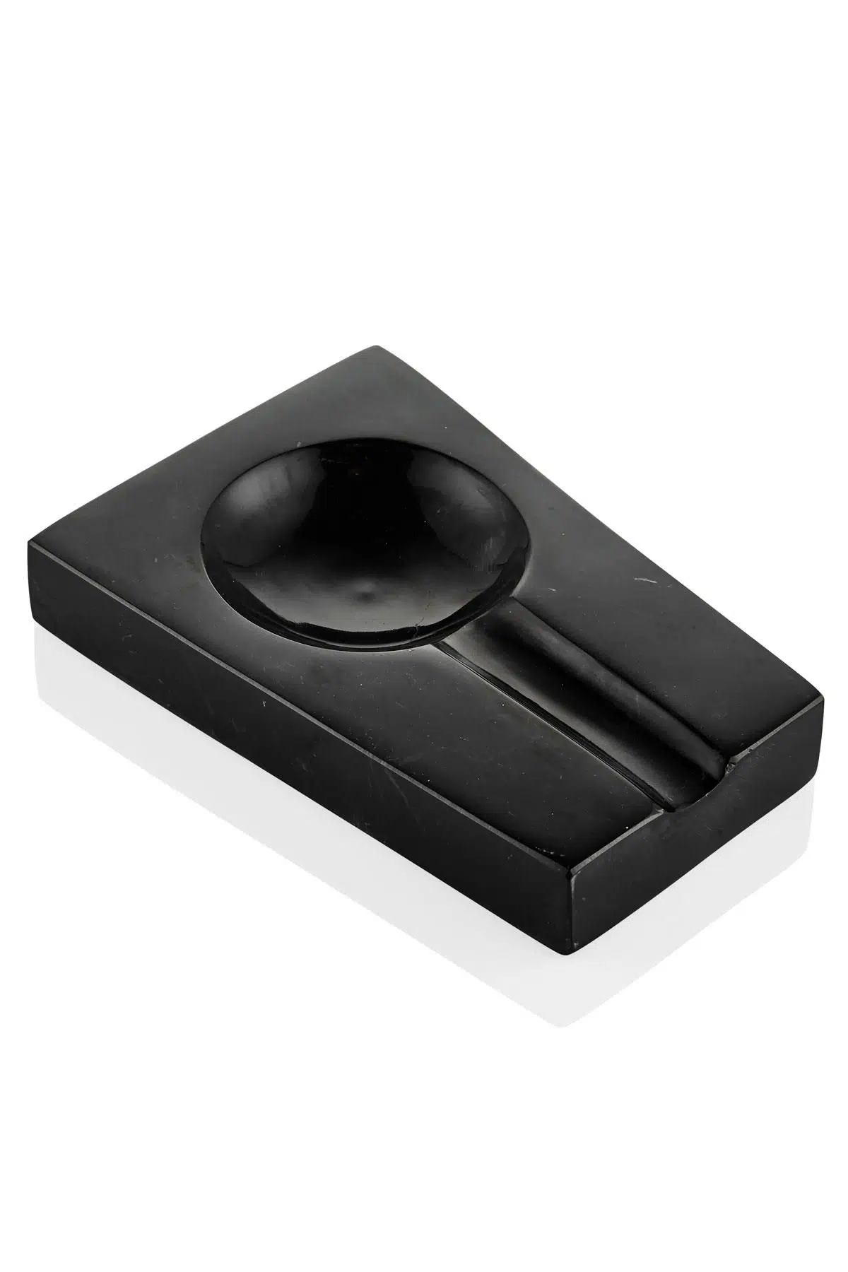 *Evza Dekor Mermer Puro Küllüğü 18*12*8 Cm Siyah