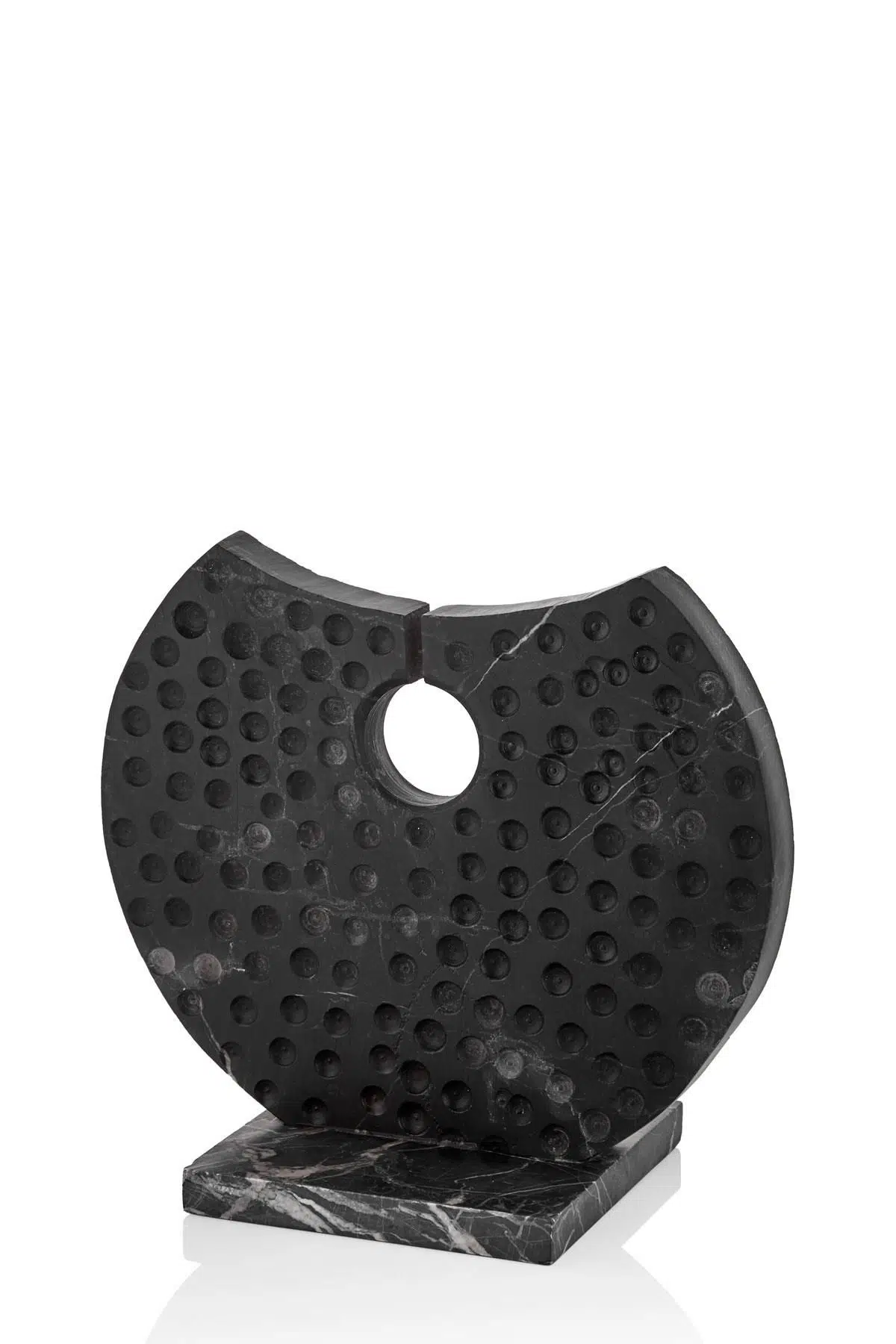 Evza Mermer Dekoratif Noktalı Masa Üstü Objesi 10*27*30 Cm
