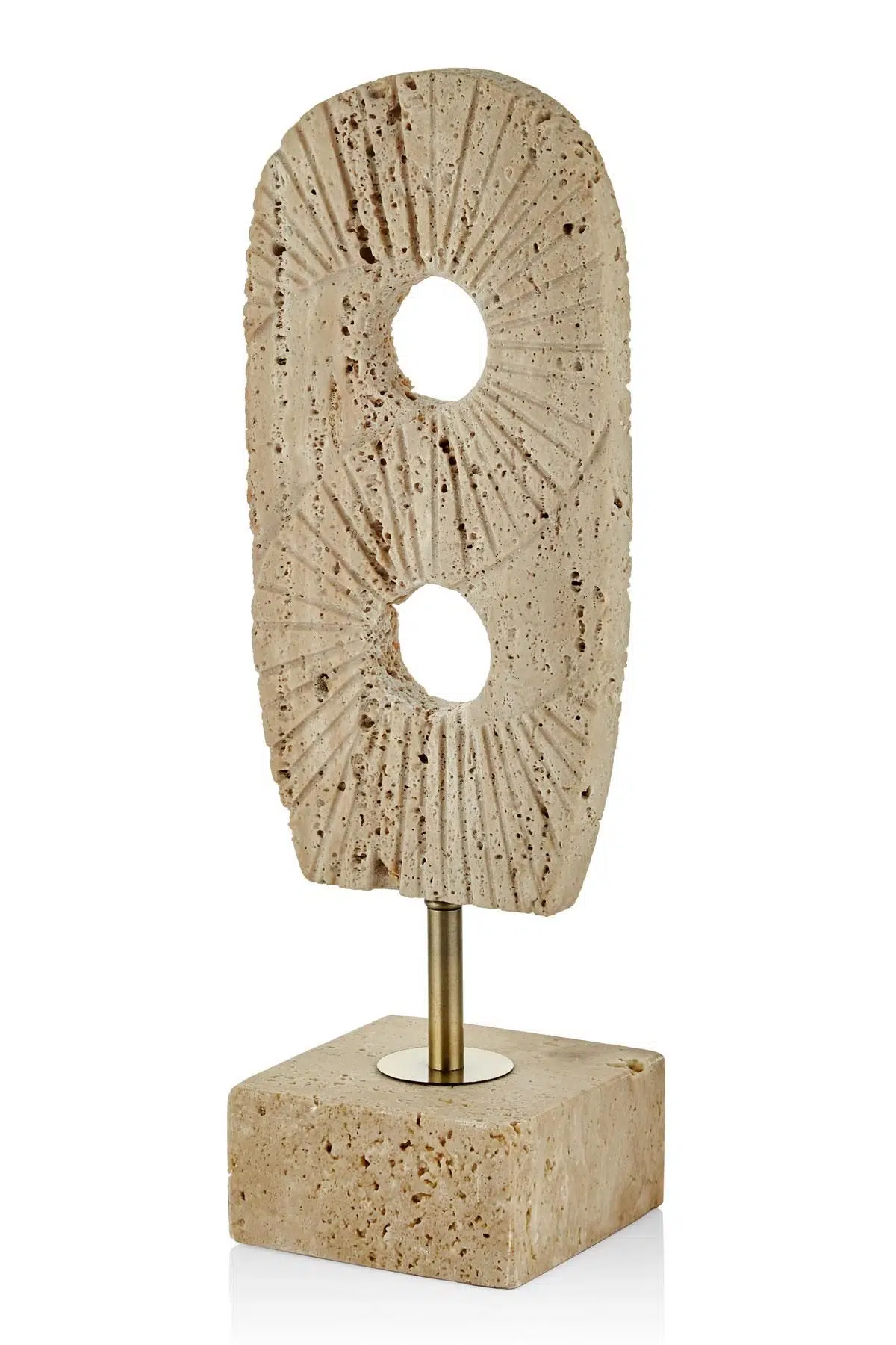 Evza Modern Kaideli Döngü Traverten 10*15*30 Cm