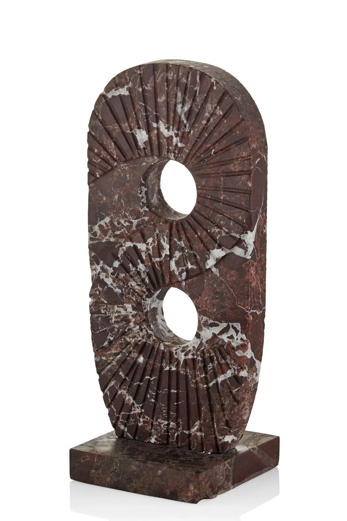 Evza Modern Kaideli Döngü Vişne 10*15*30 Cm