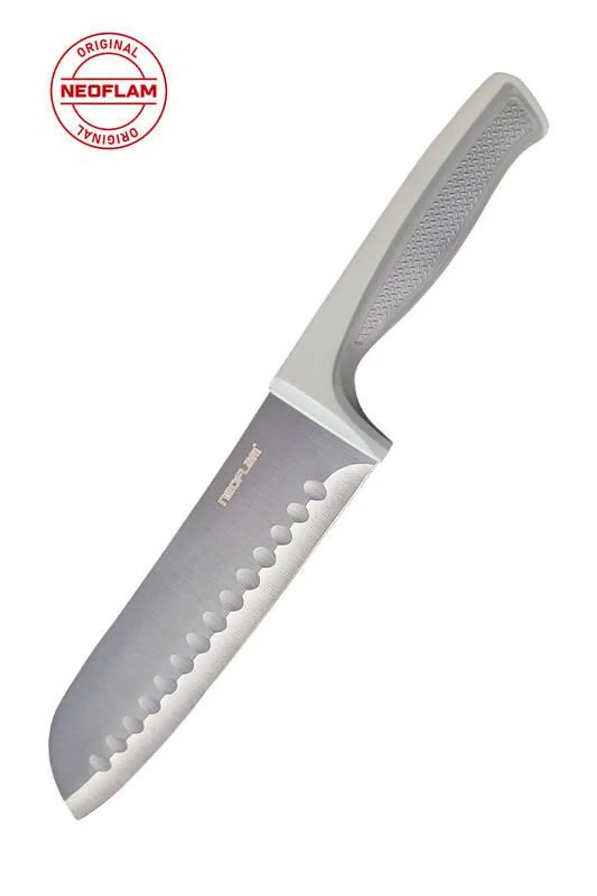 Fika Microban Santoku Bıçak 18 Cm Gri