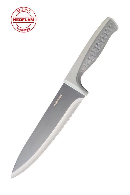 Fika Microban Şef Bıçağı 20 Cm Gri