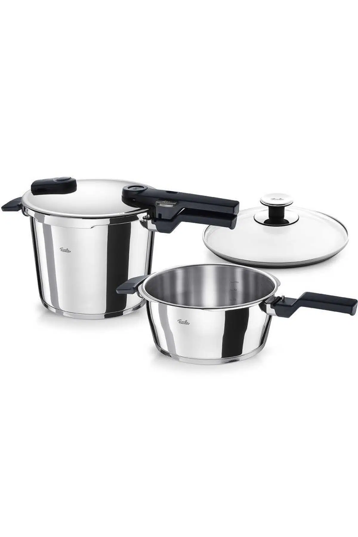 Fissler Vitaquick Glossy Düdüklü Tencere 6.0L+3.5L