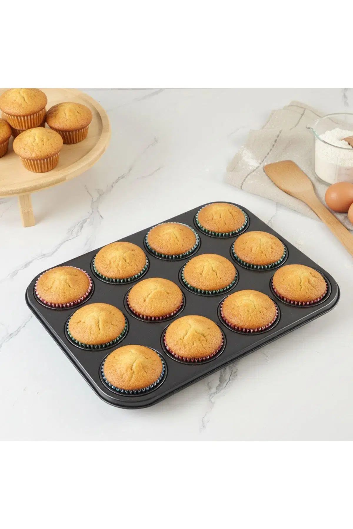Guardini Gardenia Muffin Kalıbı 12li Kağıtlı 27x36cm