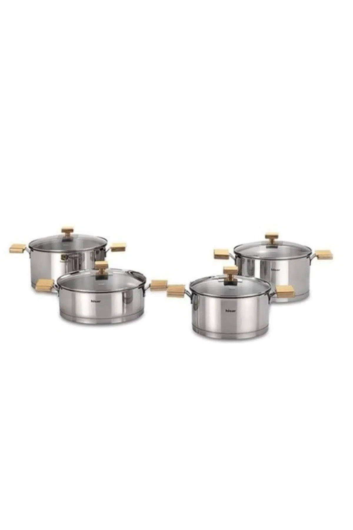 Hisar Milano Gold Tencere Set 8 Prç