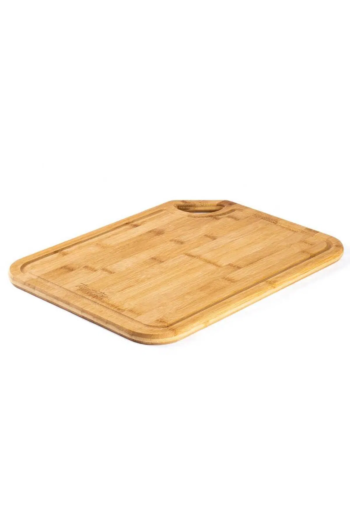 İNTER 012-01 BAMBU KÖŞE TUTACAKLI KESME TAHTASI 40x30 CM