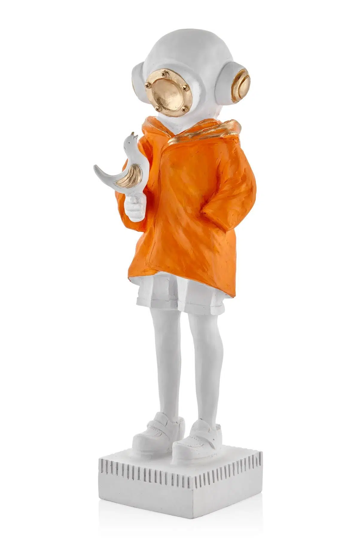 Kuş Tutan Astronot 16*16*52 Cm