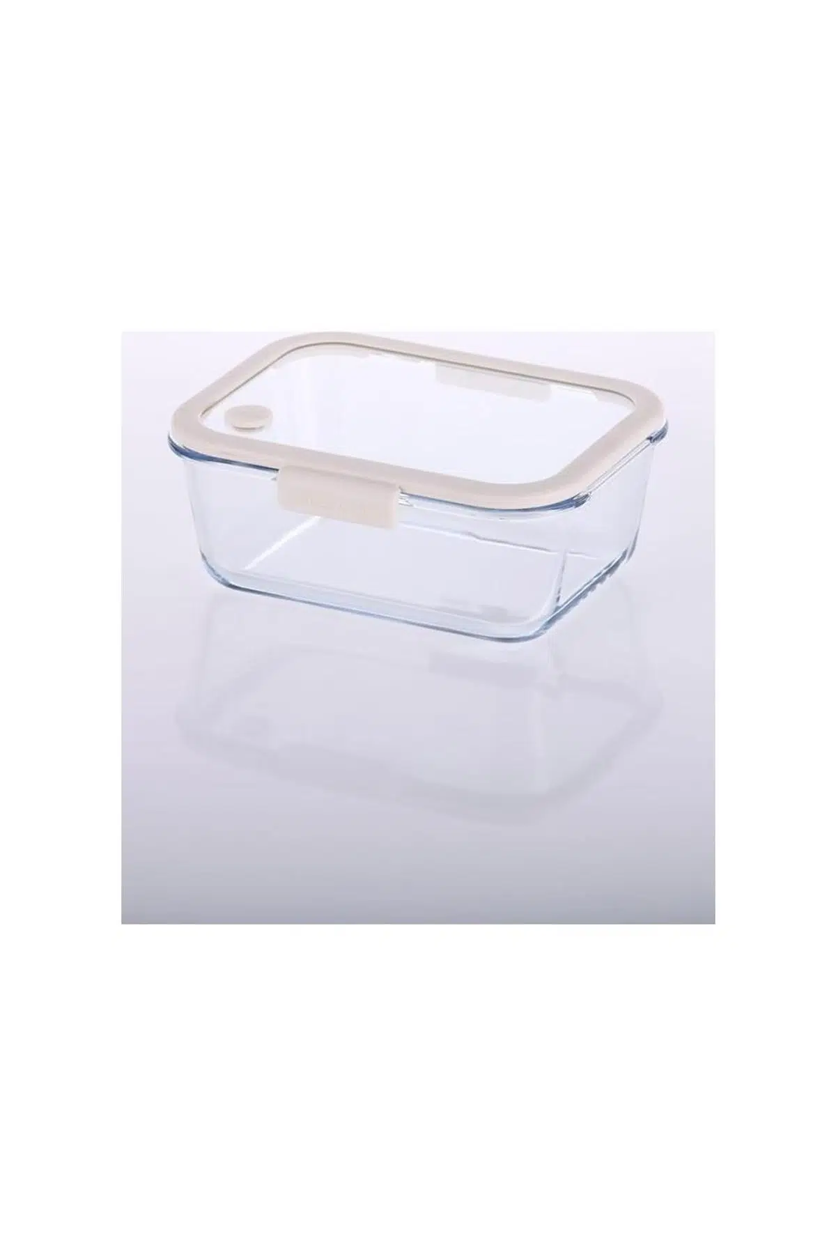 Neoflam Fika Glace Vakumlu Cam Saklama Kabı 1900Ml Bej