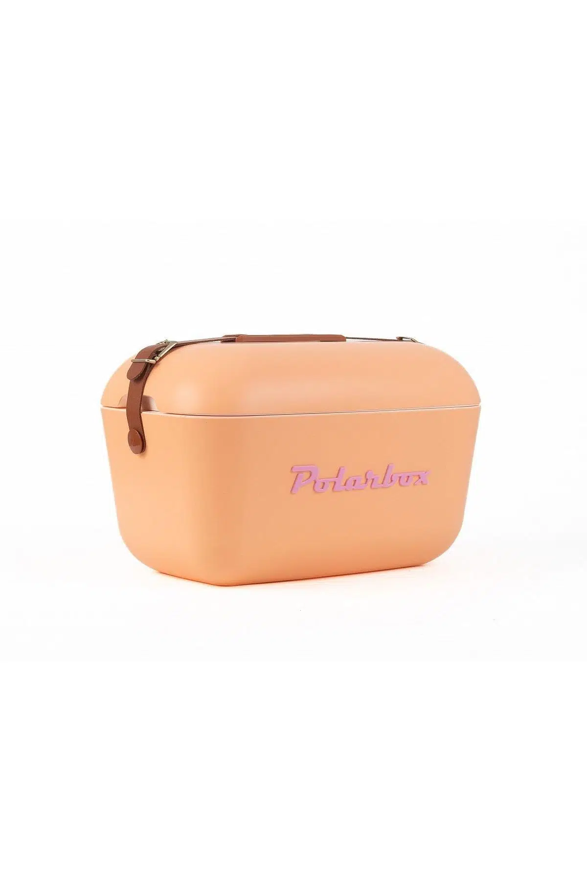 Polarbox Classic Deri Kayışlı Soğuk ve Sıcak Termos Çanta 12L Şeftali & Pembe