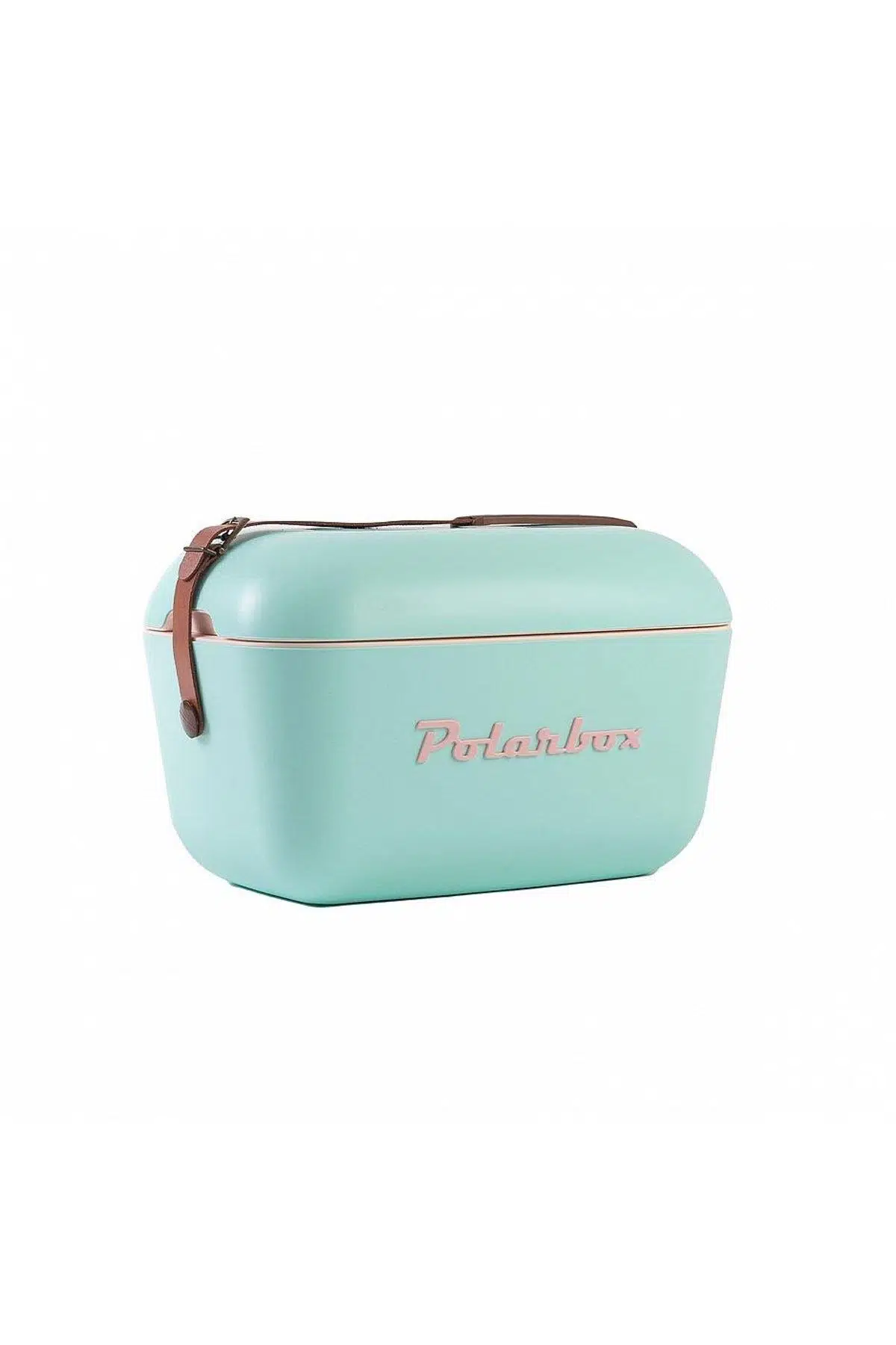 Polarbox Classic Deri Kayışlı Soğuk ve Sıcak Termos Çanta 12L Su Yeşili & Pembe