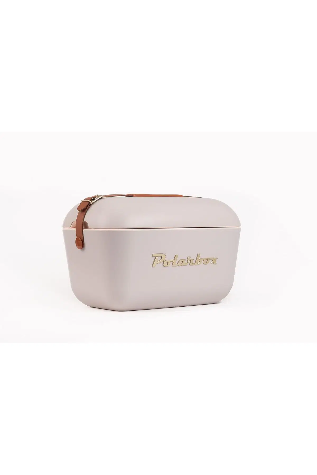 Polarbox Gold Deri Kayışlı Soğuk ve Sıcak Termos Çanta 20L İnci & Altın