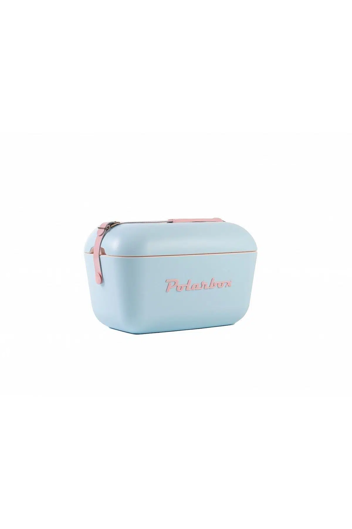 Polarbox Pop Deri Kayışlı Soğuk ve Sıcak Termos Çanta 12L Açık Mavi & Pembe