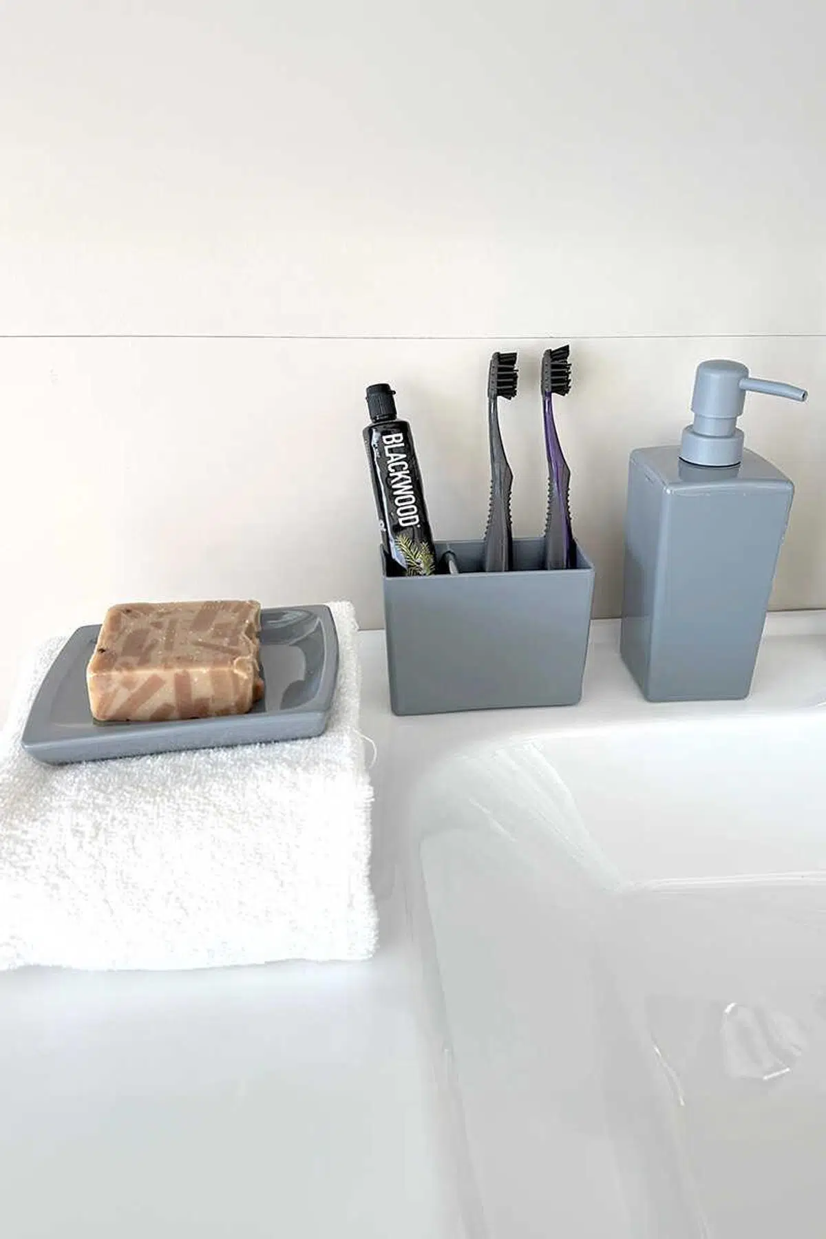 Primanova Biga Banyo Seti Gri
