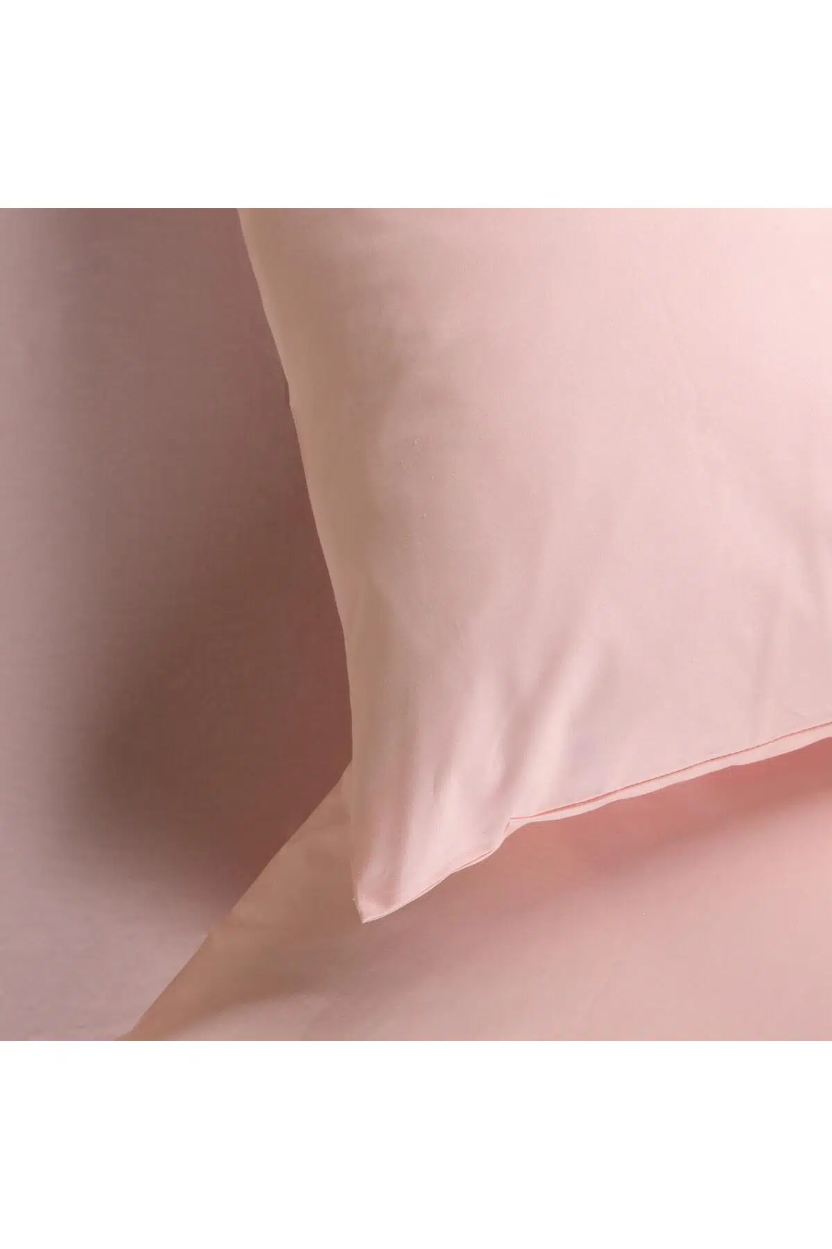 Sarev %100 Pamuk Tek Kişilik 120*200 cm 1 Adet Yastık Kılıflı Fitted Çarşaf Seti Pembe