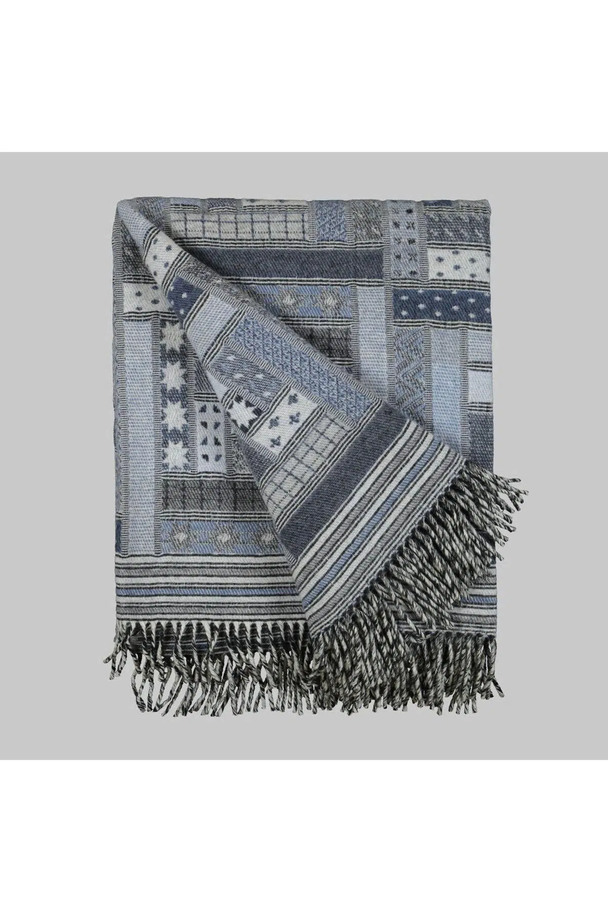 Sarev Luna Mavi Throw (Koltuk Battaniyesi), 130x190 cm