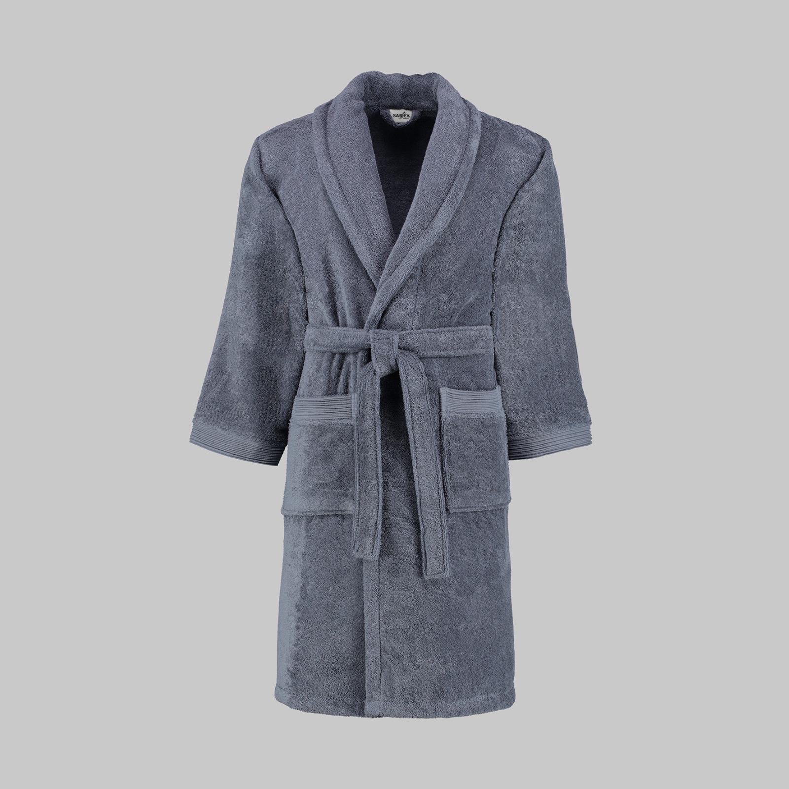 Sarev Soho Antrasit %100 Pamuk X-Large Beden Bornoz