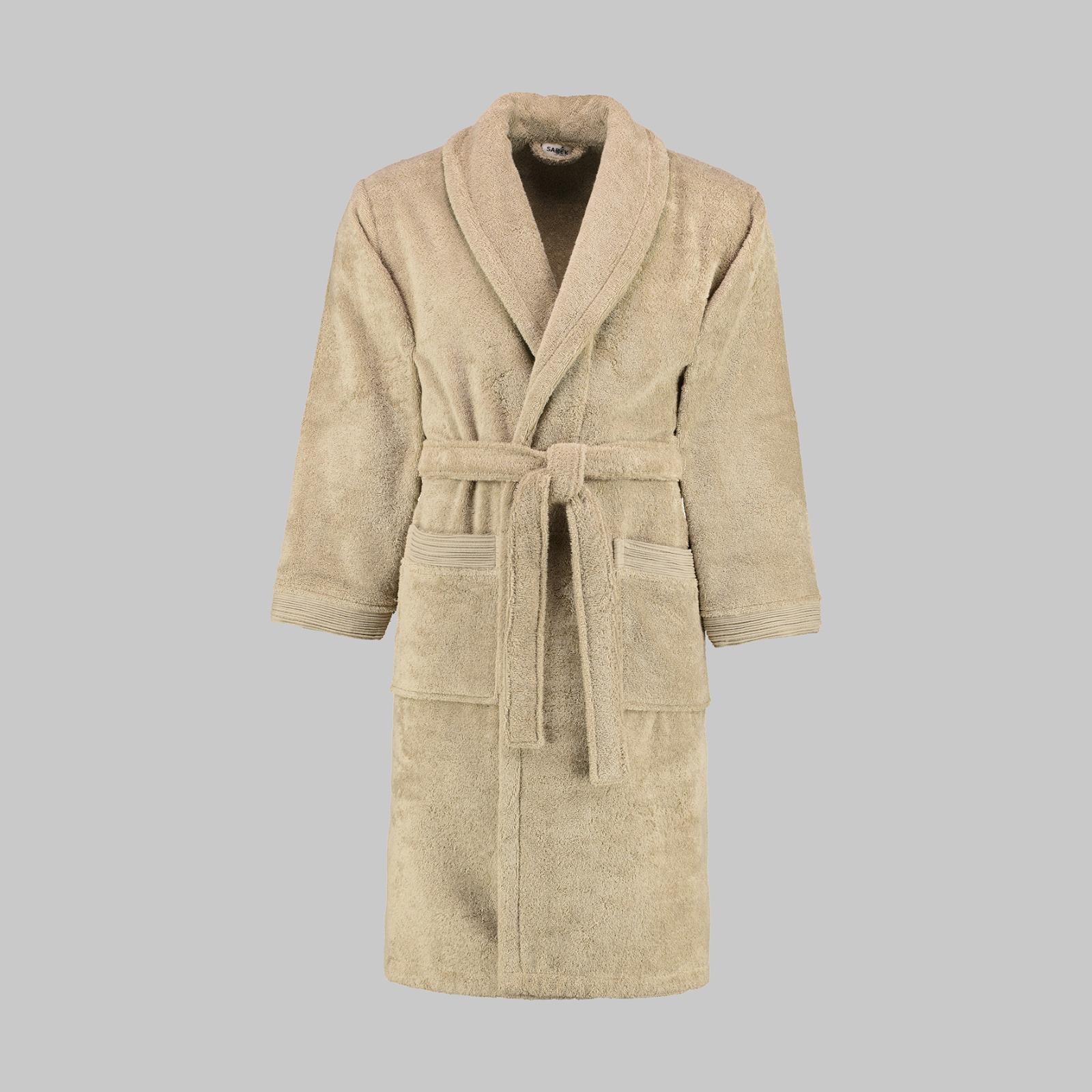 Sarev Soho Bej %100 Pamuk X-Large Beden Bornoz