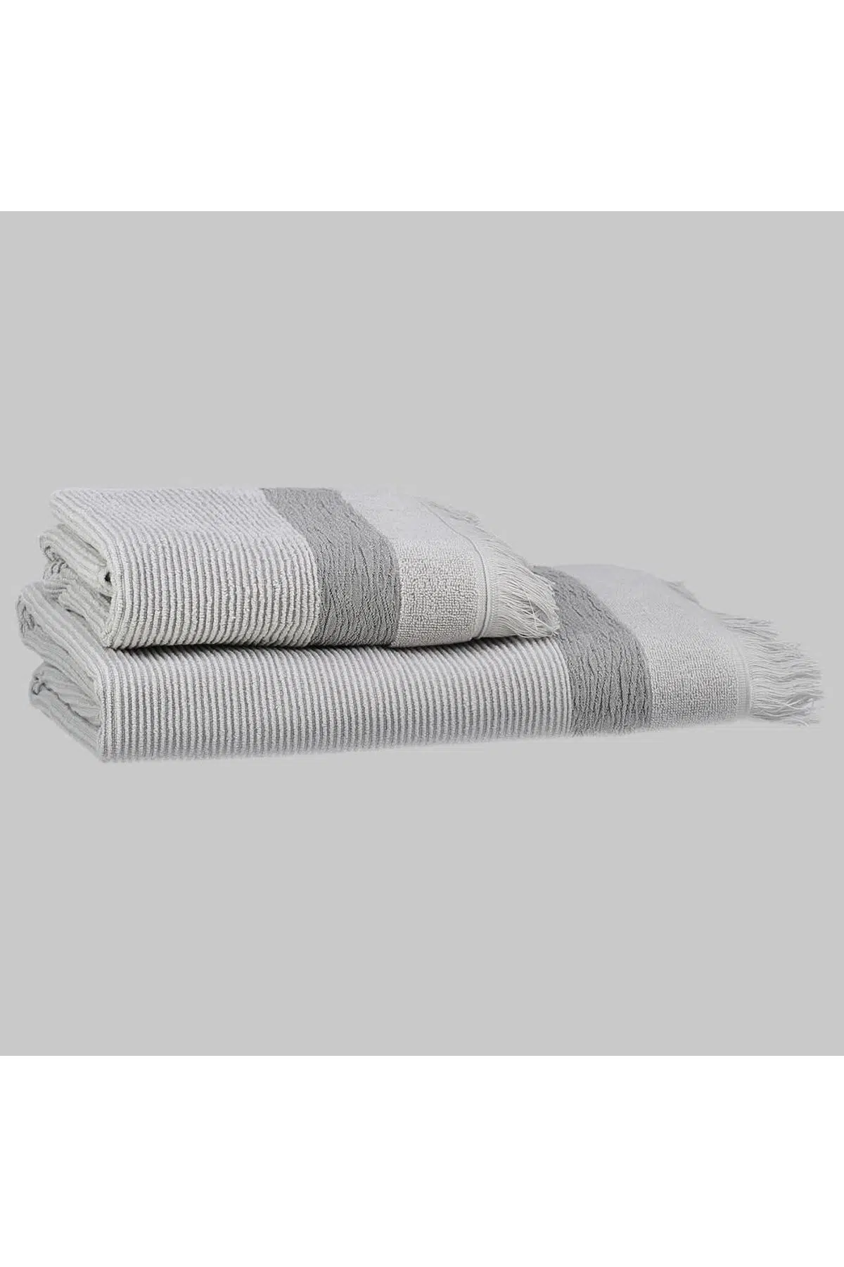 Sarev Street Gri %100 Pamuk Havlu 50*90 cm Gri
