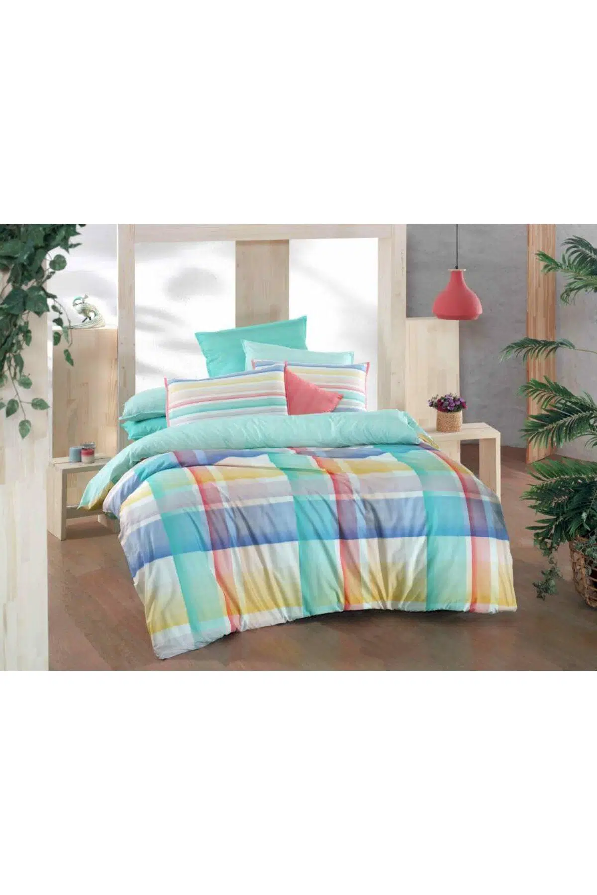 Sarev Vegas Fancy Poplin King Size Nevresim Takımı