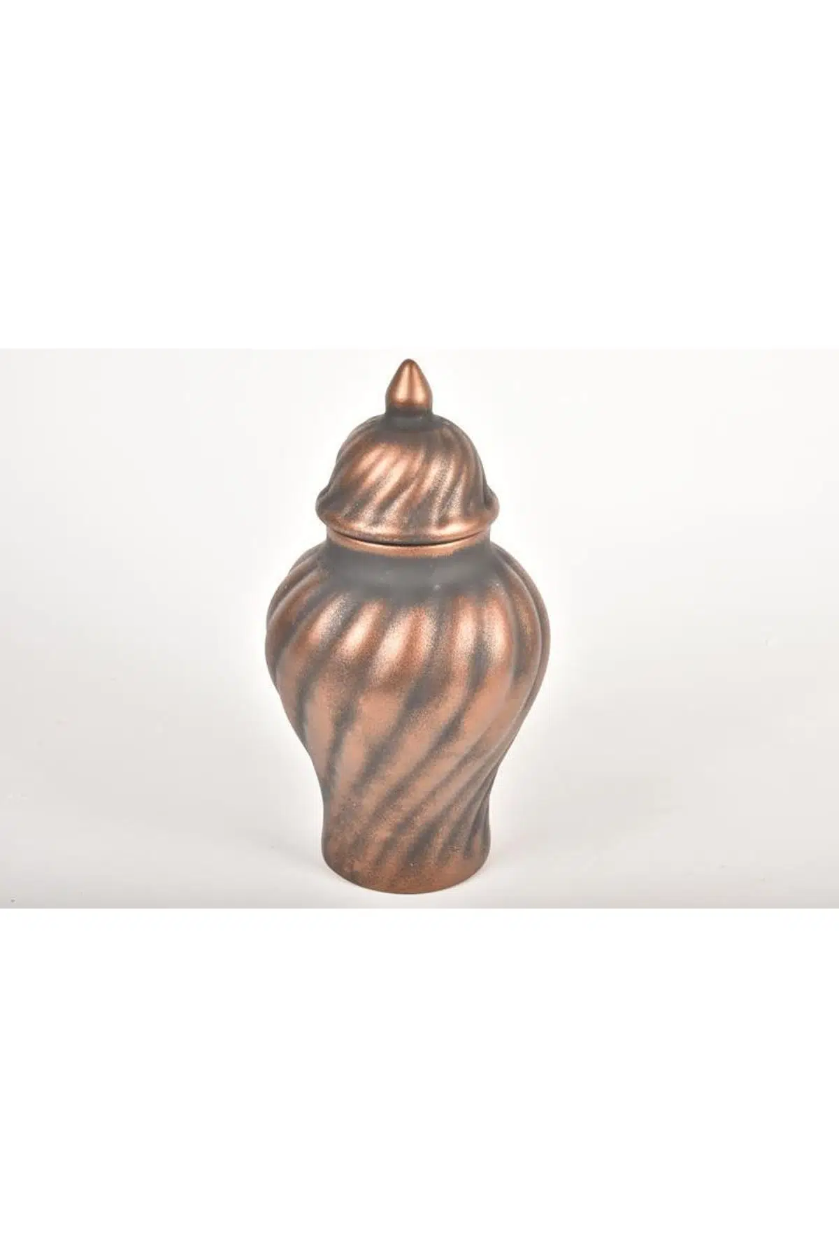 Seta Antik Bakır Dalgalı Küp 40X22,5 Cm