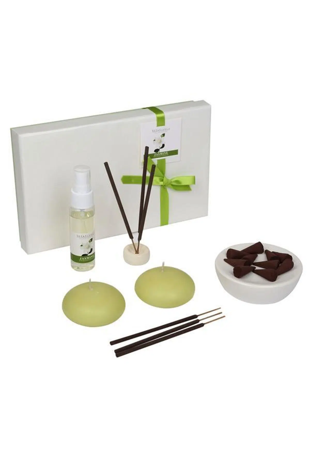 Seta Aroma Kokuluk Set 2Li Mum Tütsü Jasmıne 25*11*8Cm