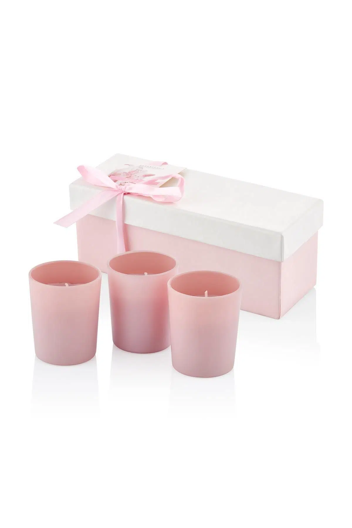 Seta Aroma Mum Kokulu Cam Kutu 3Lü Lıly 18.4*7*7.5Cm
