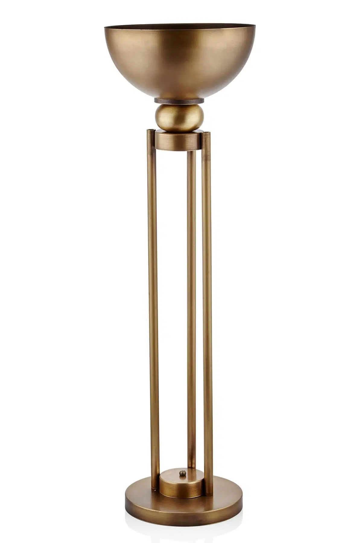 Seta Ayaklı Saksılık Bronz 30*30*100 Cm