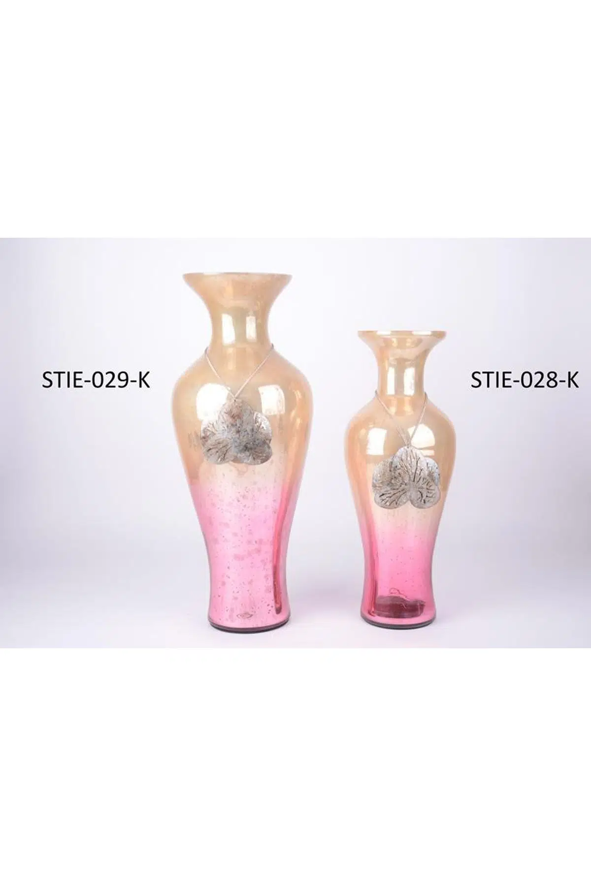 Seta Bellaria Vazo Kolyeli Geniş Küçük Pembe