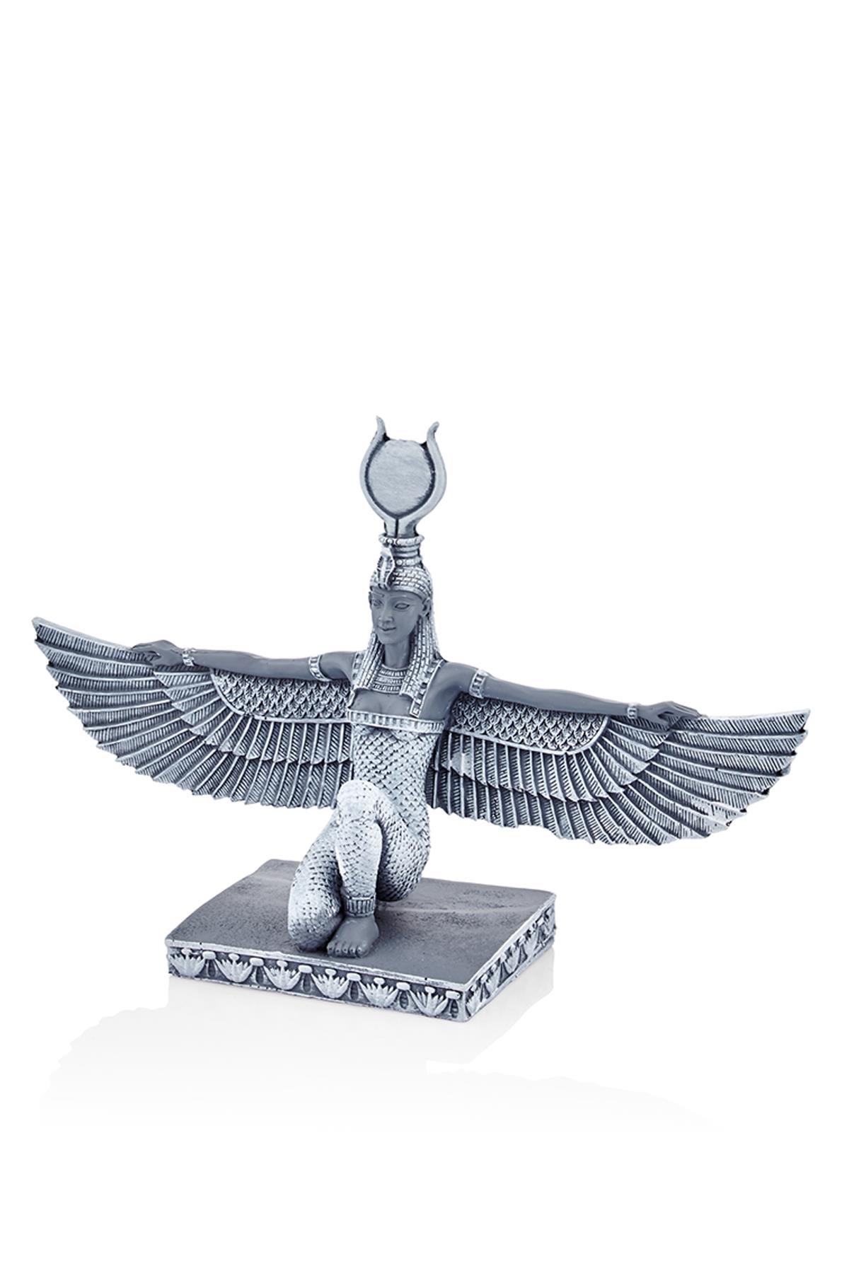 Seta Biblo Kaideli Oturan Taçlı İsis Antrasit 9*31*20 Cm