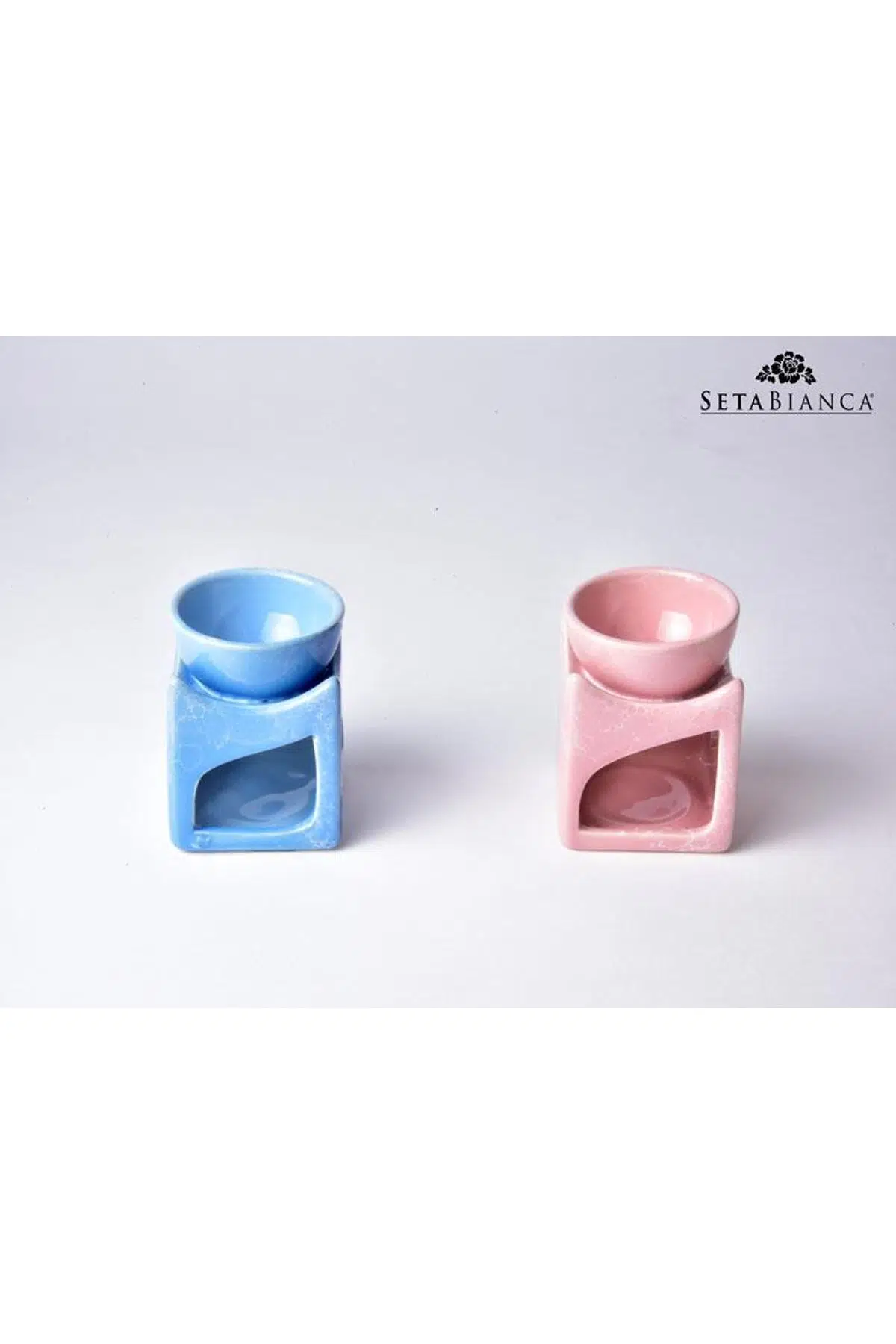Seta Ceramic Tealıght Kokuluk Çizgi Kase Mıx 7*7*8 Cm