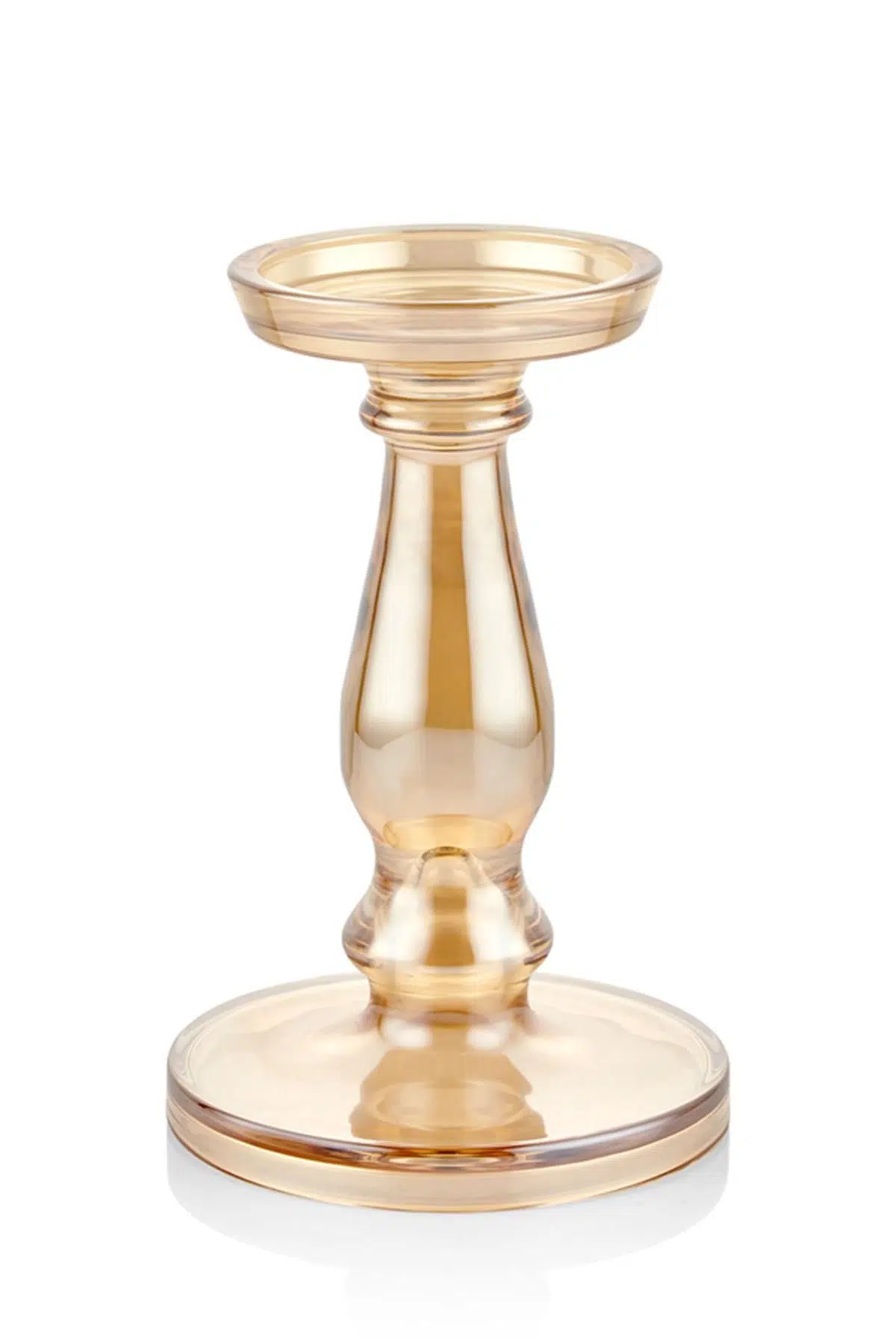 Seta Crystal Amber Cam Mumluk Büyük 21 Cm