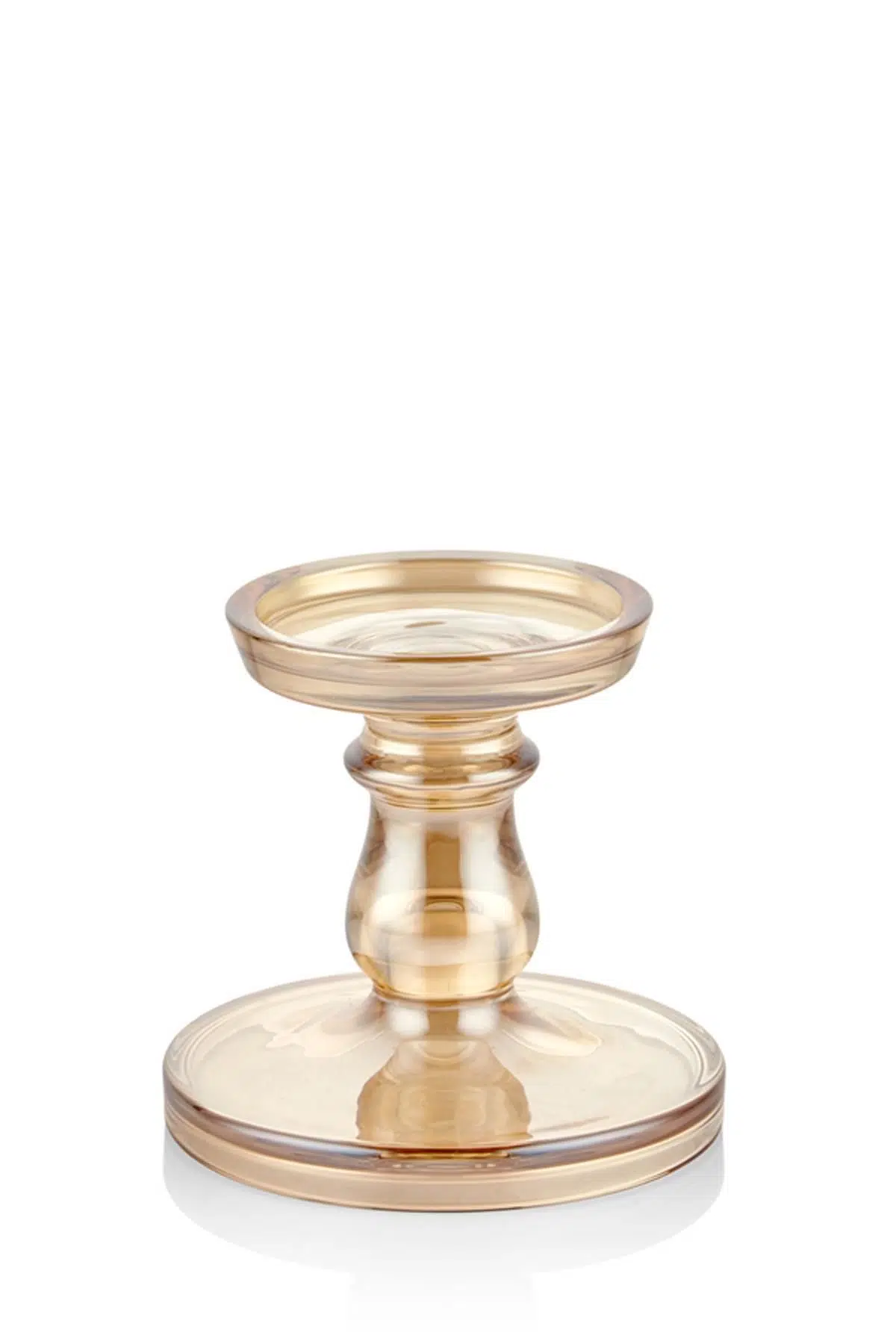 Seta Crystal Amber Cam Mumluk Küçük 12 Cm