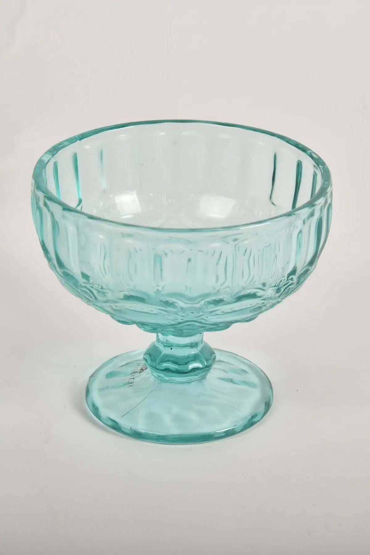 Seta Crystal Colors 6Lı Ayaklı Kase Damla Desen Aqua