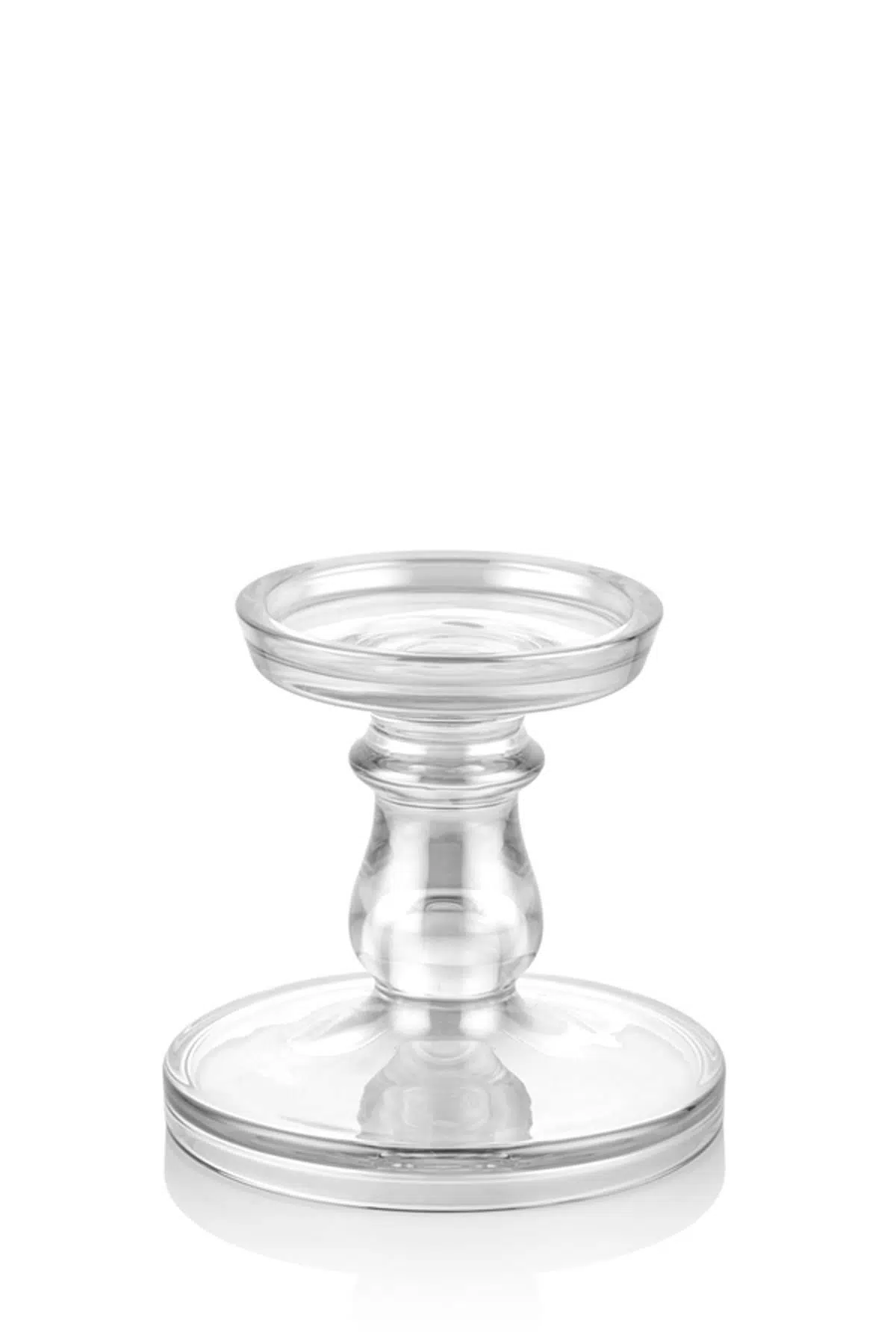 Seta Crystal Gray Cam Mumluk Küçük 12.5*13 Cm