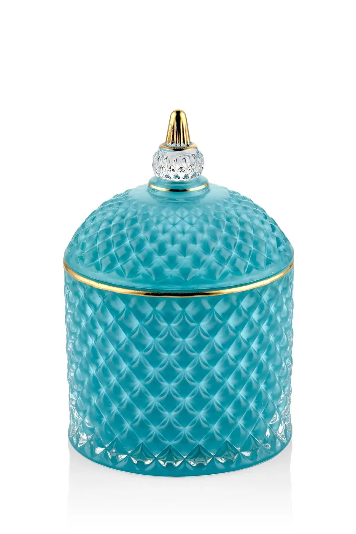 Seta Crystal Yeşil Kapaklı Dekor Kutu Dome 9.5*14 Cm