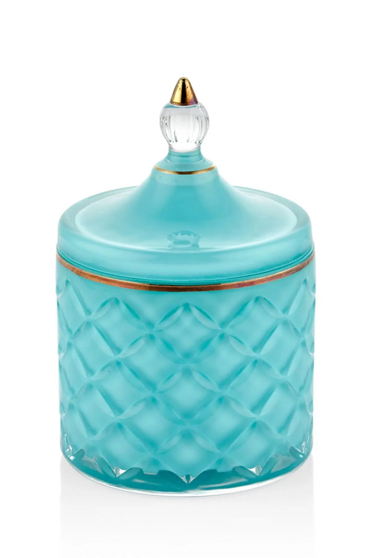 Seta Crystal Yeşil Kapaklı Dekor Kutu Ekose 10*15 Cm