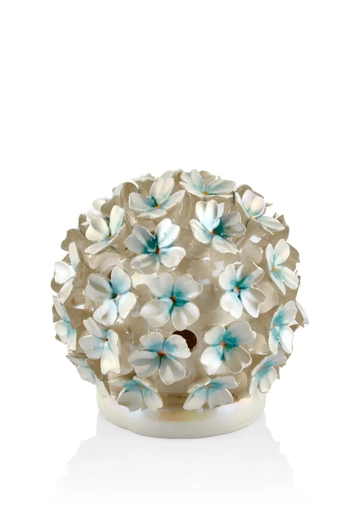 Seta Diamond Turkuaz Dekor Top 12*12*11 Cm